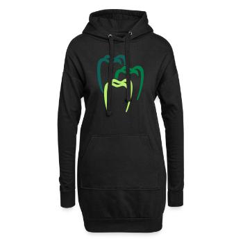 Zahn 4 Zahnarzt Dental Dentist - Hoodie-Kleid - Schwarz - Vorne