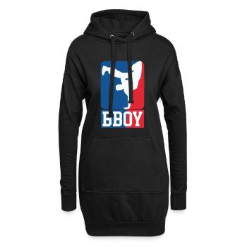 Breakdance B-Boy Streetdance Design Hip Hop Danse - Sweat-shirt à capuche long Femme - noir - Devant