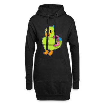 Parrot Student Backpack School - Sweat-shirt à capuche long Femme - noir - Devant