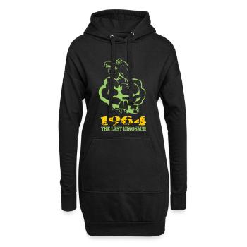 Geburtsjahr1964 Männer - Hoodie-Kleid - Schwarz - Vorne
