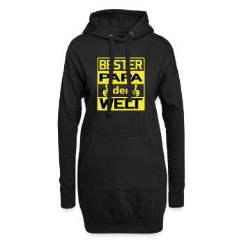 Bester Papa der Welt passend zum Vatertag - Hoodie-Kleid - Schwarz - Vorne