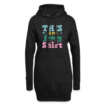 Cadeaux pour les jardins et les amoureux des plantes - Sweat-shirt à capuche long Femme - noir - Devant