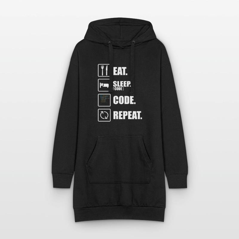 Informatiker lustige Programmierer Spruch Coder Hoodie-Kleid