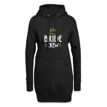 Bride Crew - Hoodie-Kleid - Schwarz - Vorne