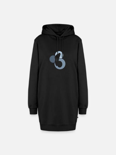 MTB MTB - Hoodie-Kleid - Schwarz