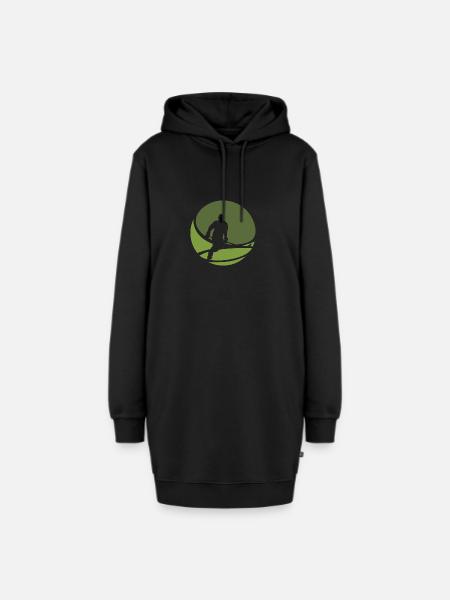 Puck Puck Hockey - Hoodie-Kleid - Schwarz