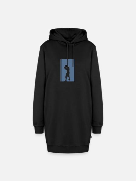 Boxing Boxing Boxen Kampfsport - Hoodie-Kleid - Schwarz