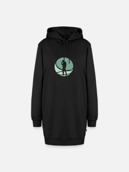 Streetmind Djing Beatbox - Hoodie-Kleid - Schwarz