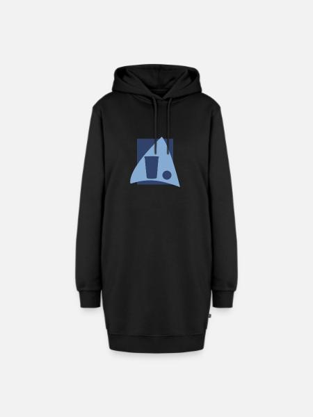 Partymonster Bierpong Bierpong - Hoodie-Kleid - Schwarz