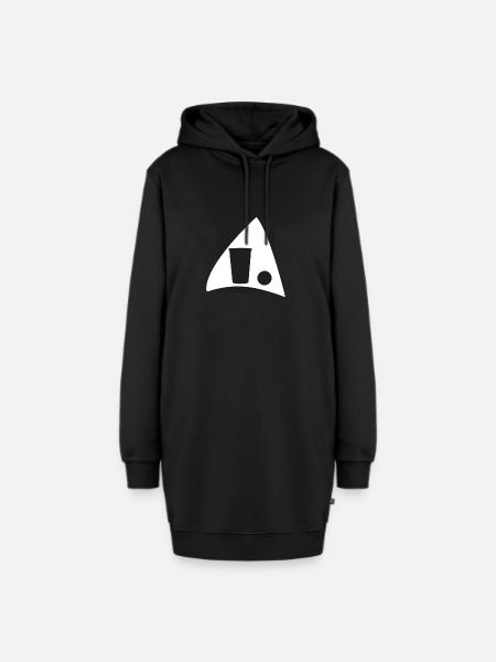 Partymonster Bierpong Bierflasche - Hoodie-Kleid - Schwarz