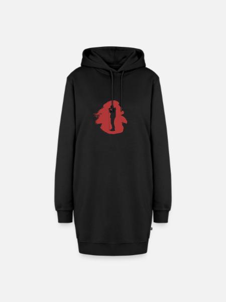 Djing Beatbox Beatbox - Hoodie-Kleid - Schwarz