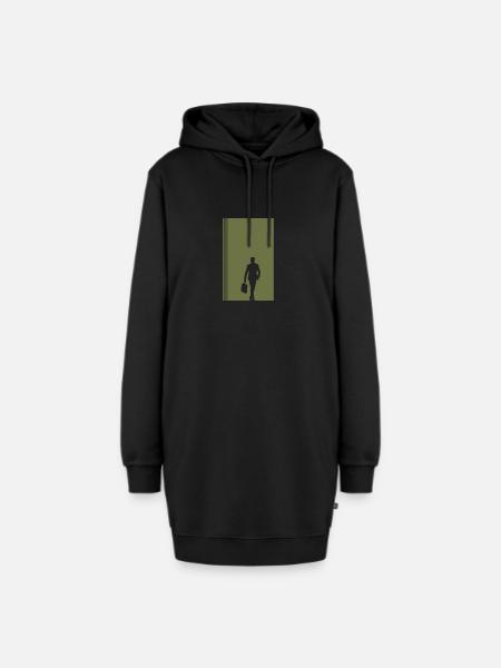 Bänker Banken Businessman - Hoodie-Kleid - Schwarz