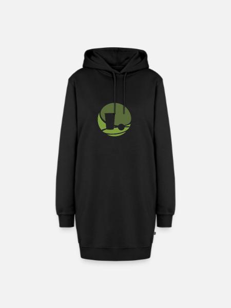 Partymonster Bier Bierflasche - Hoodie-Kleid - Schwarz
