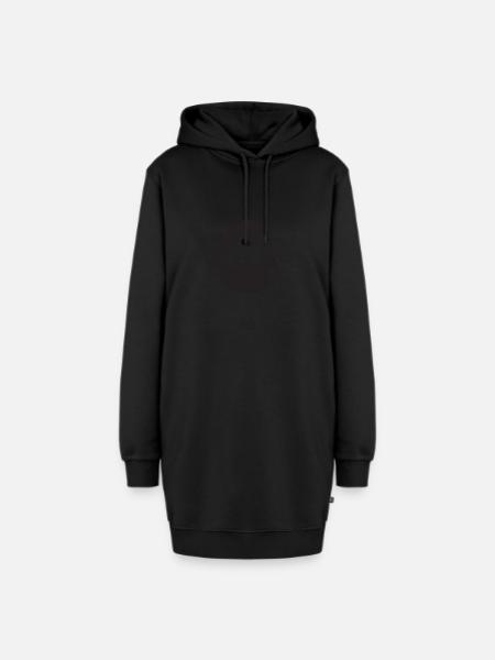 Zelt Zelt Pfadfinder - Hoodie-Kleid - Schwarz