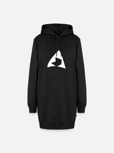 Schreiben Blogger Blogger - Hoodie-Kleid - Schwarz