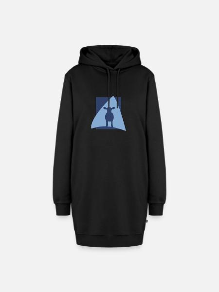 Rind Bauer Bauer - Hoodie-Kleid - Schwarz