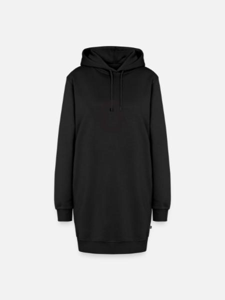 Elefant Elefanten Zirkuszelt - Hoodie-Kleid - Schwarz