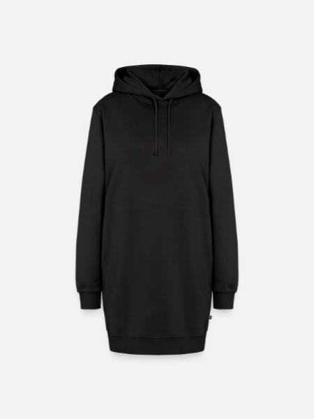 Vögel beobachten Flügel Vogel - Hoodie-Kleid - Schwarz