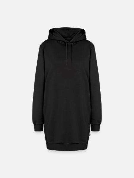 Gesichtsbehaarung Gentleman Schnurrbart - Hoodie-Kleid - Schwarz