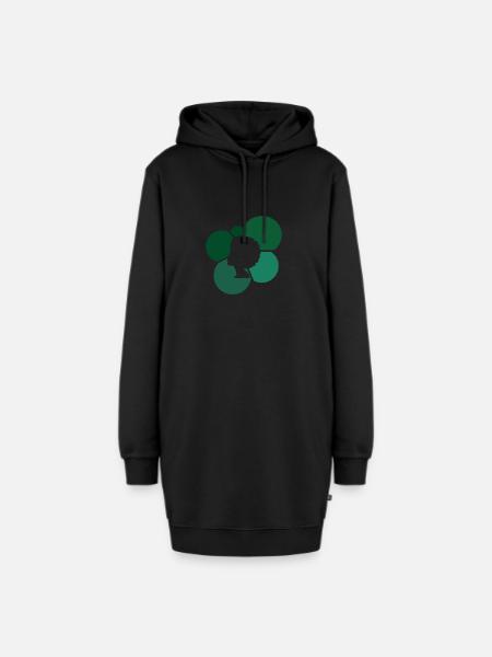 Afro Soul - Hoodie-Kleid - Schwarz