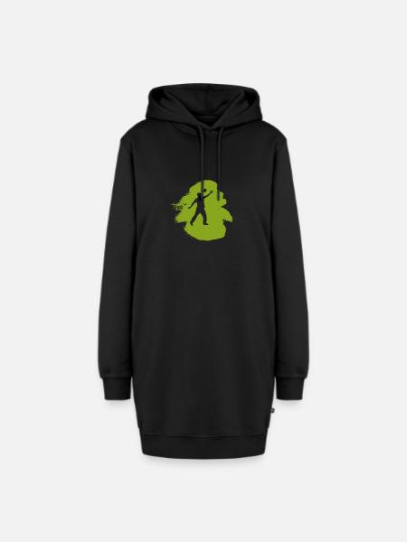 Cornhole Turnier - Hoodie-Kleid - Schwarz
