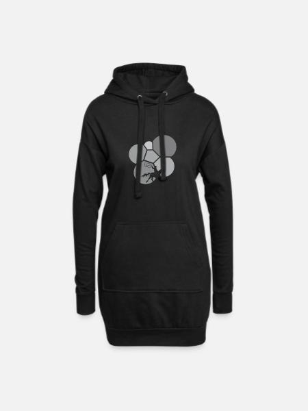 Cowboy Ranch - Hoodie-Kleid - Schwarz