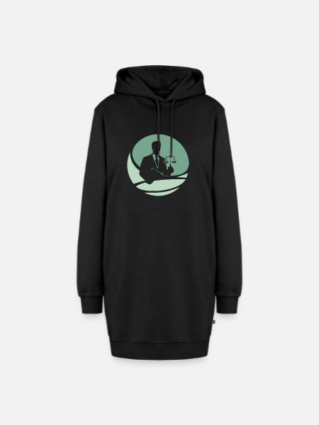 Richter Gericht Absatz - Hoodie-Kleid - Schwarz