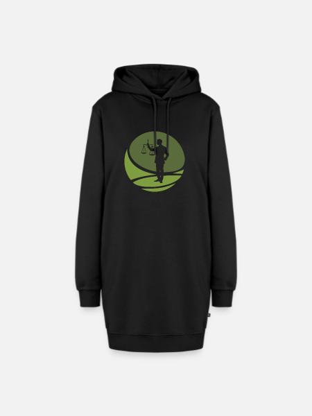 Richter Recht - Hoodie-Kleid - Schwarz
