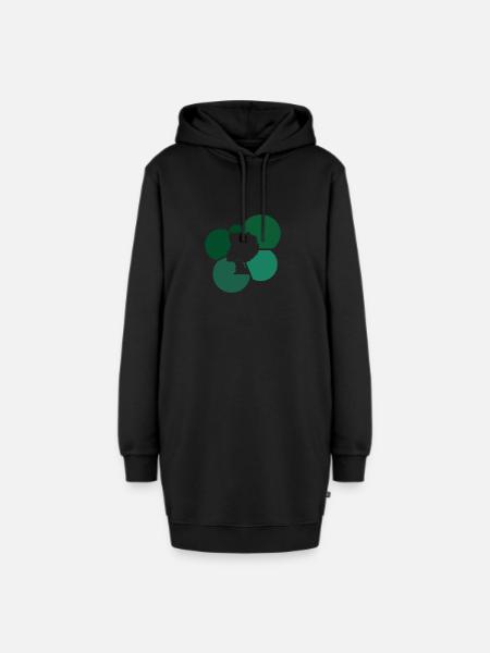 Groove Funky 70s - Hoodie-Kleid - Schwarz