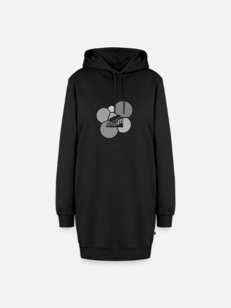 Rummel Riesenrad rollercoaster - Hoodie-Kleid - Schwarz