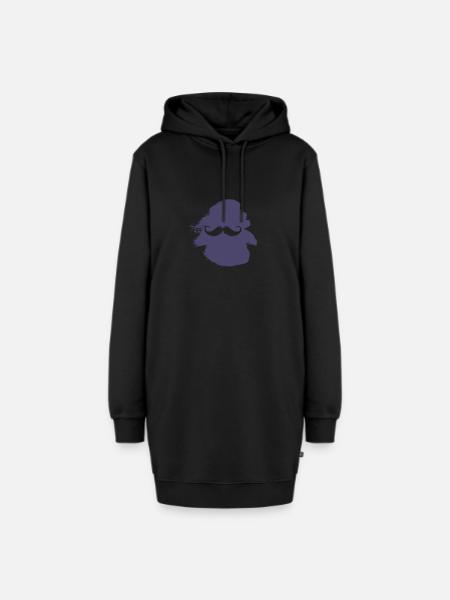Bart Sir November - Hoodie-Kleid - Schwarz