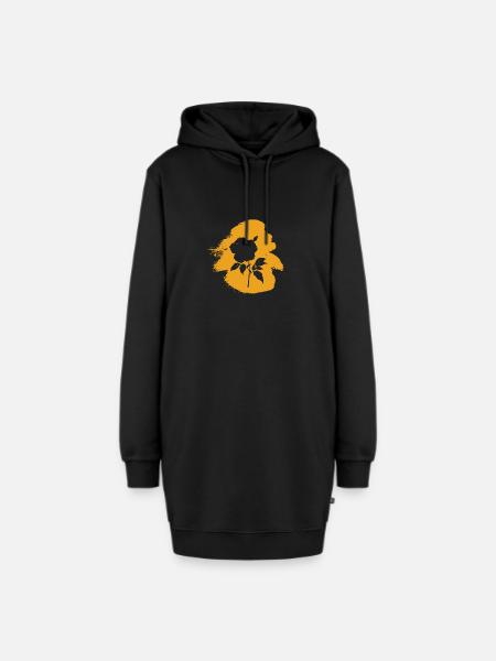 Floristik Garten Hobbygärtner - Hoodie-Kleid - Schwarz
