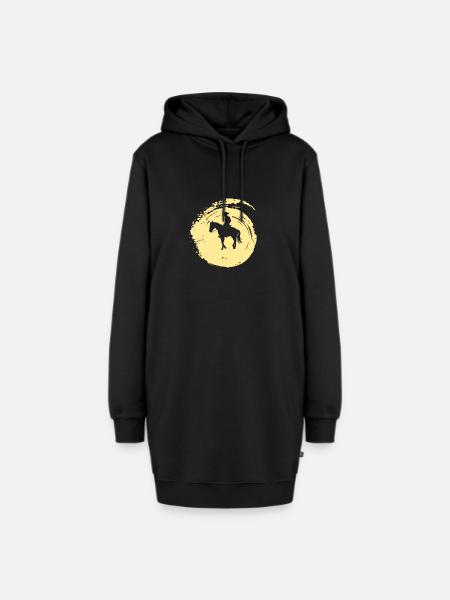 Cowboy Sattel - Hoodie-Kleid - Schwarz