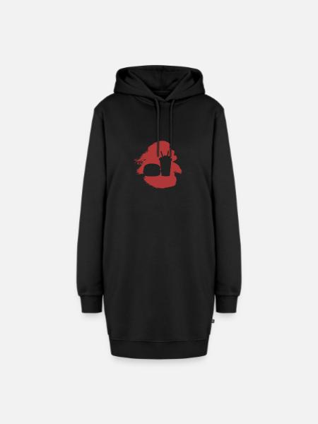 Fast Food Imbisswagen - Hoodie-Kleid - Schwarz