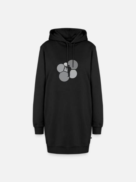 Gericht Behandlung Richter - Hoodie-Kleid - Schwarz