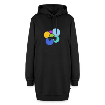 Monstertruck Gelaende Motorsport - Hoodie-Kleid - Schwarz - Vorne - AI Model Female 172 light (172cm)