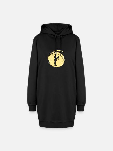 Richter Gericht Behandlung - Hoodie-Kleid - Schwarz
