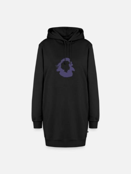 Soul Afro - Hoodie-Kleid - Schwarz