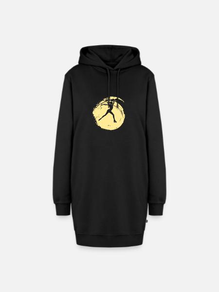 Eislauf Eiskunstläufer Eiskunstlaufen - Hoodie-Kleid - Schwarz