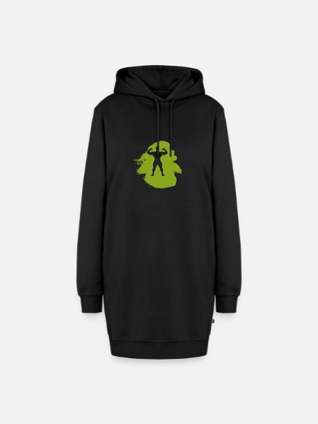 Kampfsport Kampfkunst - Hoodie-Kleid - Schwarz