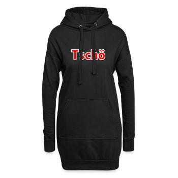 Köln Tschö mít Ö - kölsche Sproch - Hoodie-Kleid - Schwarz - Vorne