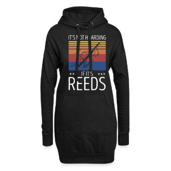 Fagottrohr für Fagottist und Fagottorchester - Hoodie-Kleid - Schwarz - Vorne