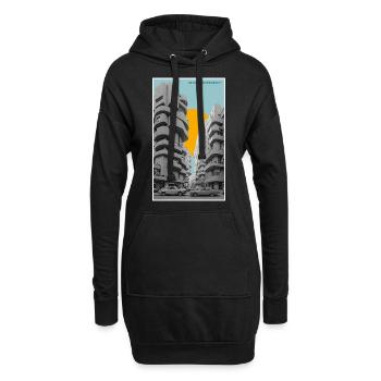 Bohnsdorf - Hoodie-Kleid - Schwarz - Vorne