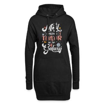 Schneiderin Beruf Mode Näherin - Hoodie-Kleid - Schwarz - Vorne