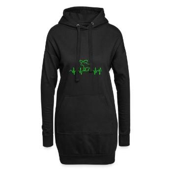 Orignal orignal orignal orignal elk - Sweat-shirt à capuche long Femme - noir - Devant