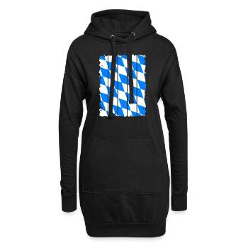 Le motif du drapeau de la Bavière est le cadeau parfait pour - Sweat-shirt à capuche long Femme - noir - Devant