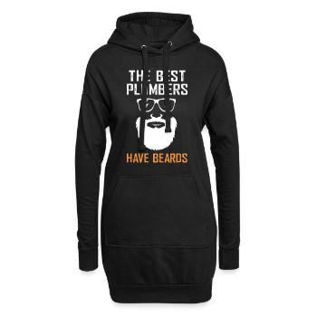 Plombier - Sweat-shirt à capuche long Femme - noir - Devant