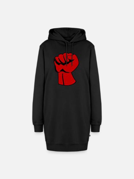 Comic Faust - Hoodie-Kleid - Schwarz