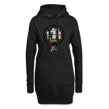 « Sleeping Souls » Designer Motif SS22 Christian - Sweat-shirt à capuche long Femme - noir - Devant