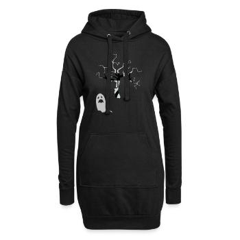 Halloween 2 - Sweat-shirt à capuche long Femme - noir - Devant